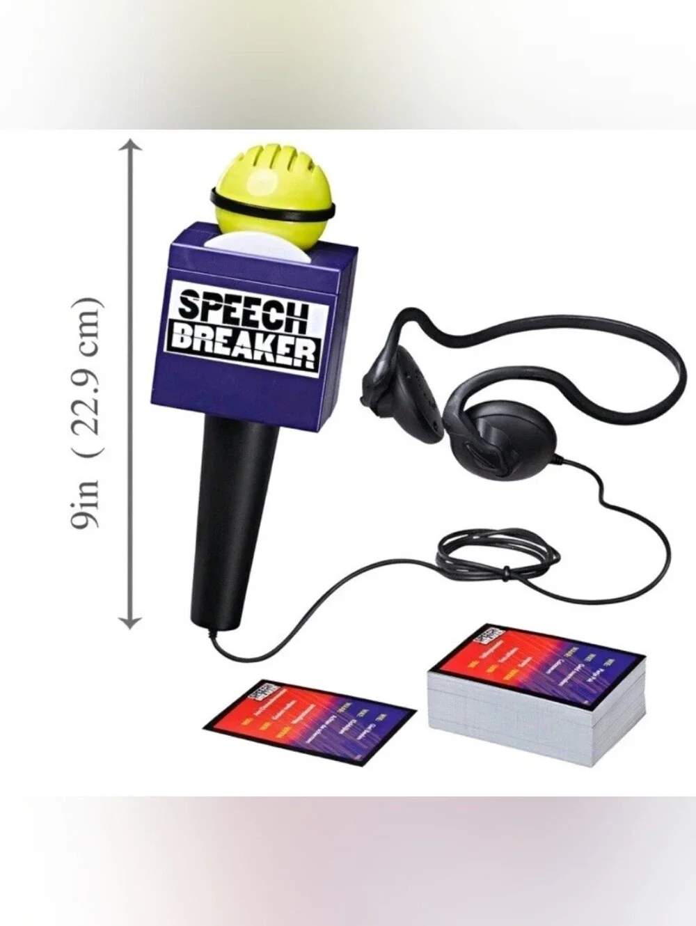 Hasbro Hilarious Speech Breaker Game - Comes With Microphone & Headset. New